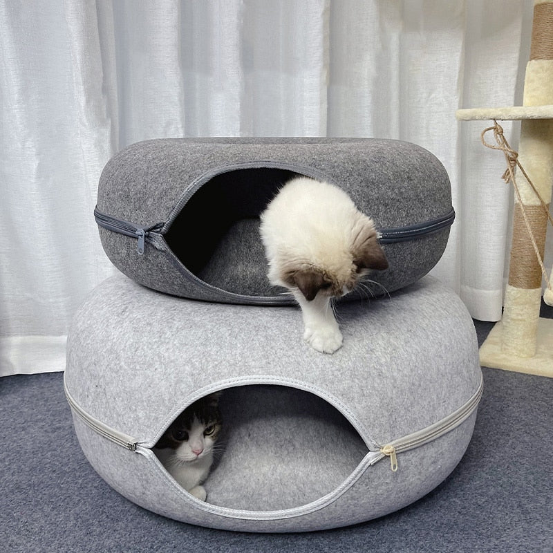 Donut Pet Cat bed Hideaway