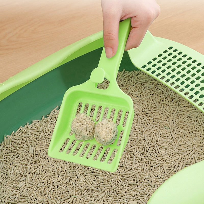 Cat litter box design Semi-enclosed Sandbox big space toilet Prevent splash Tray goods for kittens big sand litter cat bedpans