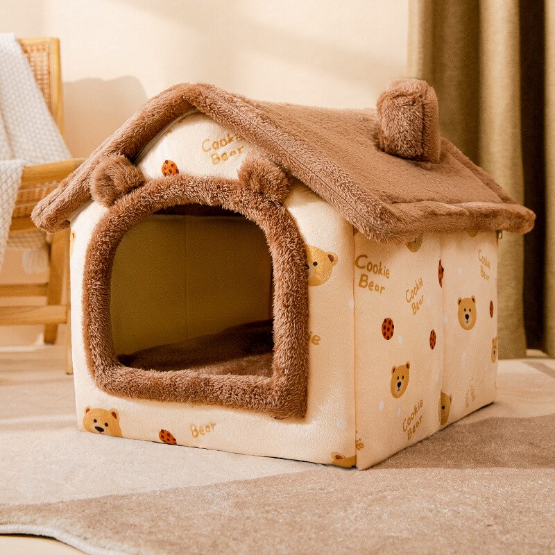 Enclosed Cat House - Warm