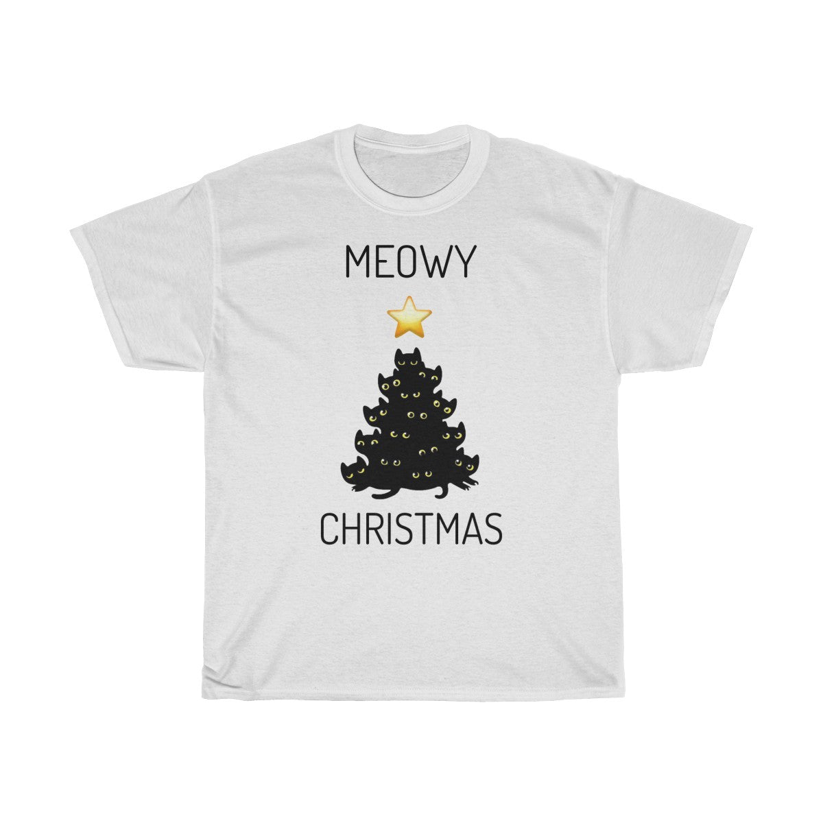 SquishBeans Meowy Christmas T-Shirt