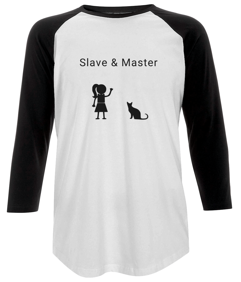 'Slave & Master' Baseball T-shirt - squishbeans