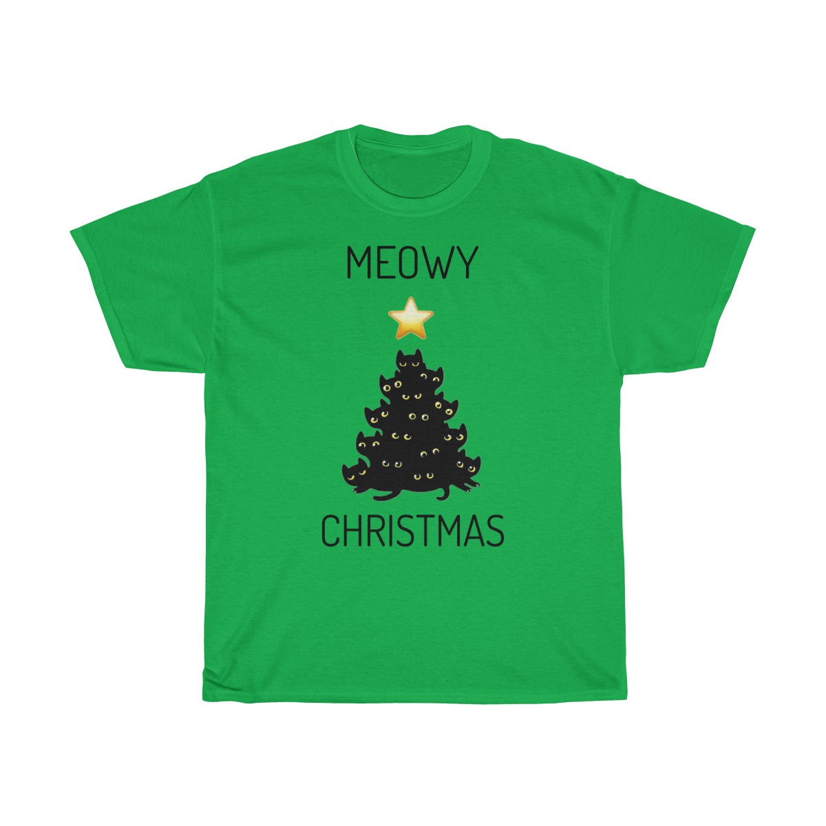 SquishBeans Meowy Christmas T-Shirt