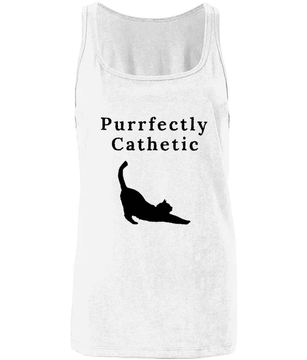 'Purrfectly Cathetic' Tank Top - squishbeans