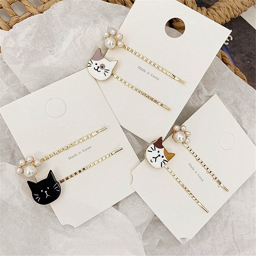 2pcs/set Cat Hair Pins