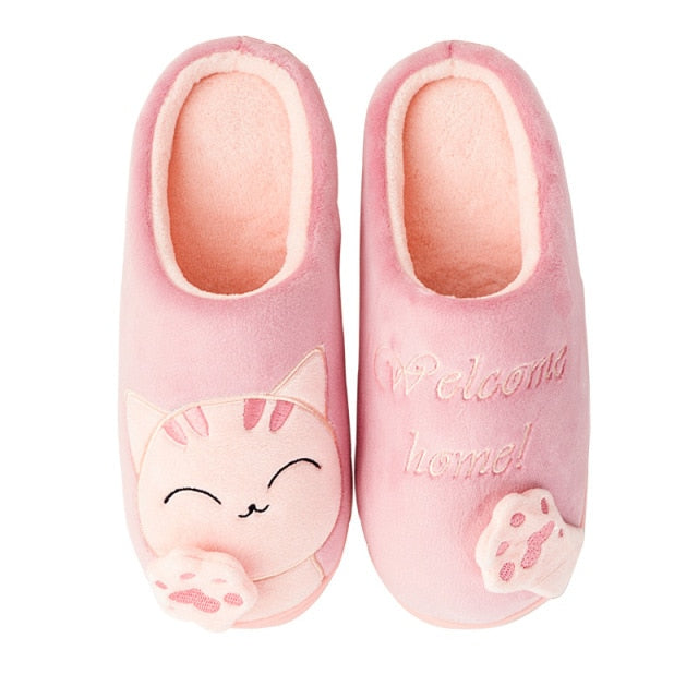 DADIJIER Casual Women Multicolour Cats Slippers