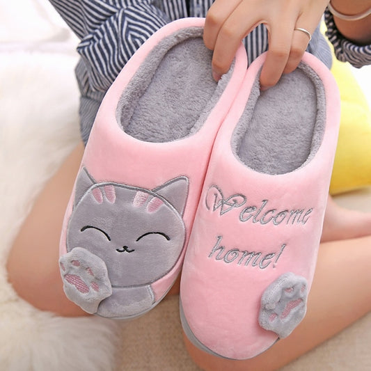 DADIJIER Casual Women Multicolour Cats Slippers