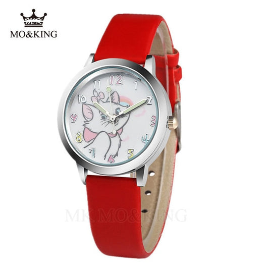 Children Multicolour Cats Watches