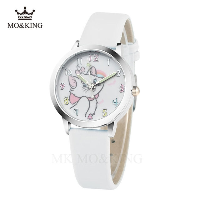 Children Multicolour Cats Watches