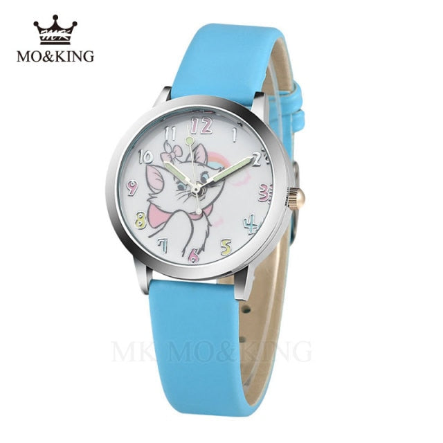 Children Multicolour Cats Watches