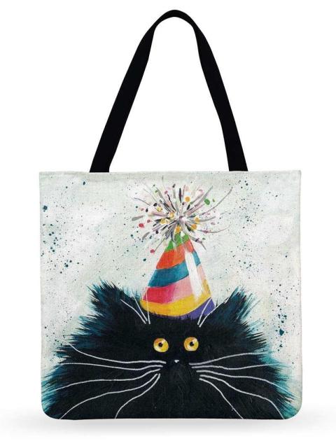 DCM Women Multicolour with Printed Cats Shoulder Bag