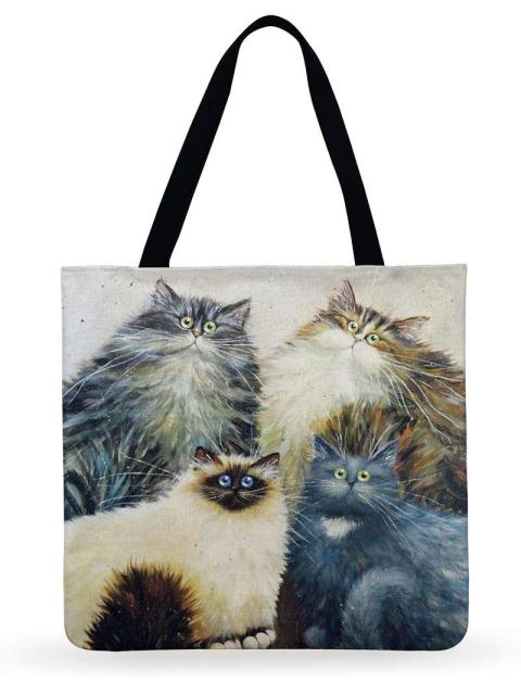 DCM Women Multicolour with Printed Cats Shoulder Bag