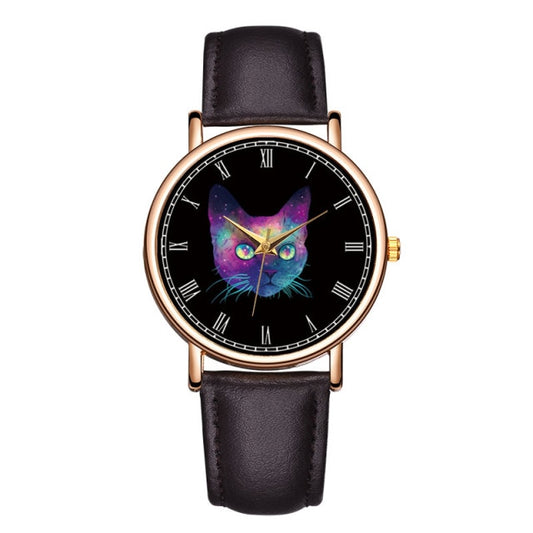 JBAILI Women Multicolour Cats Watches