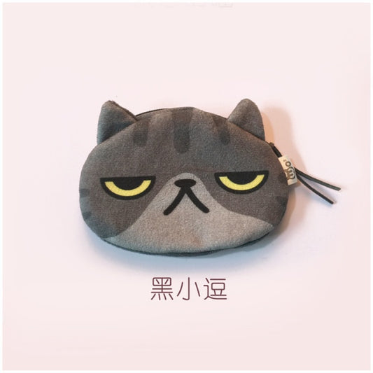 wowsorie Women Multicolour with cat face Pencil case holder