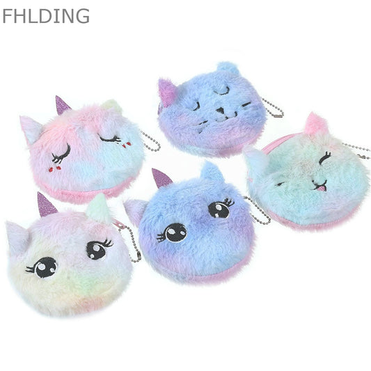 FHLDING Women Multicolour Cats Coin Purse