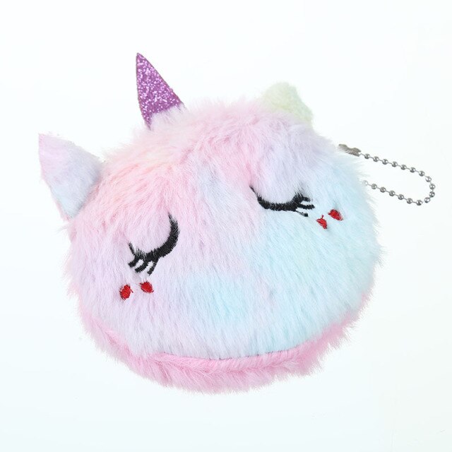 FHLDING Women Multicolour Cats Coin Purse