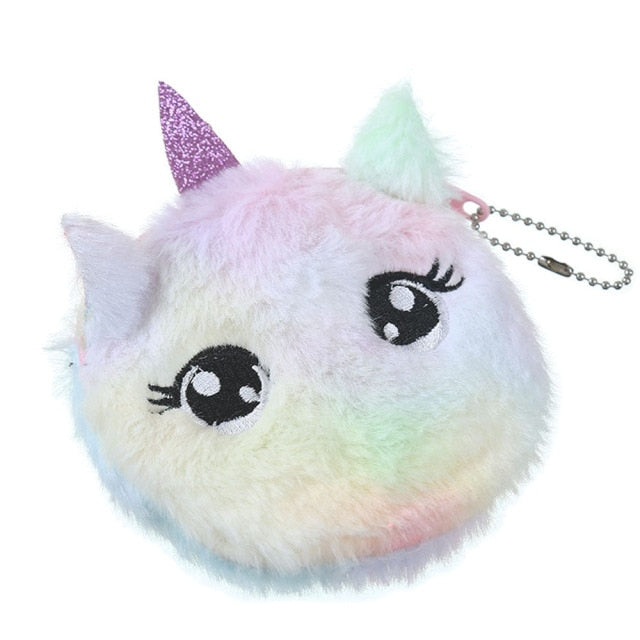 FHLDING Women Multicolour Cats Coin Purse