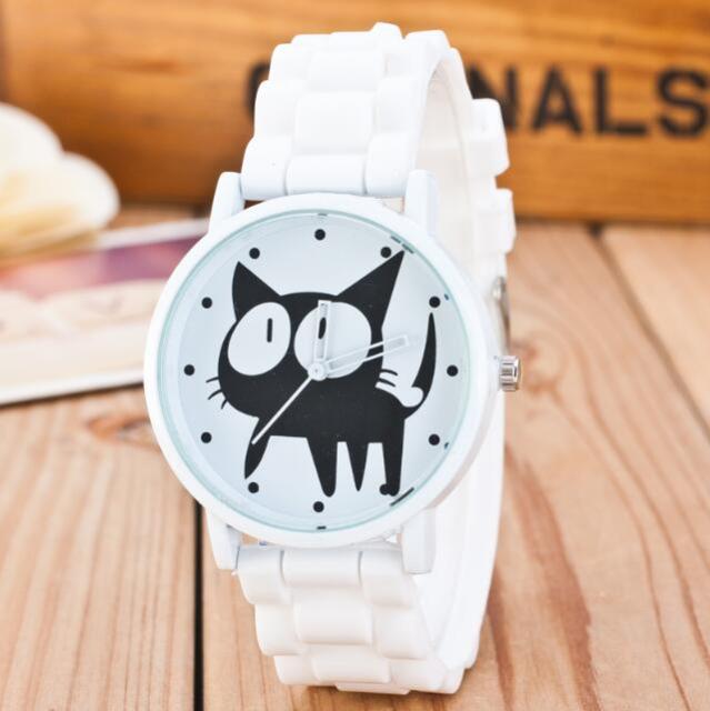 sudysng Children Black Cats Watches