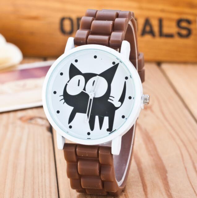 sudysng Children Black Cats Watches