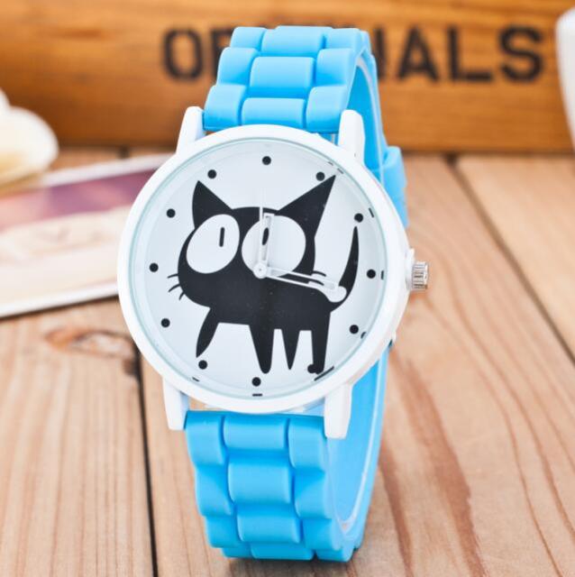 sudysng Children Black Cats Watches