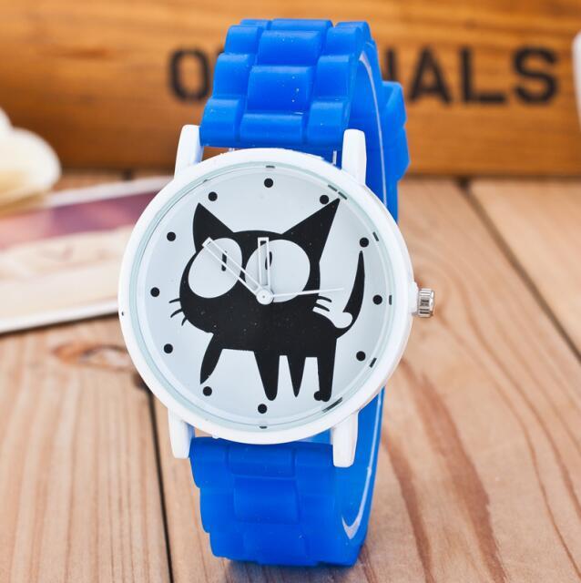 sudysng Children Black Cats Watches