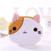 2021 Women White with Cat Coin Purse