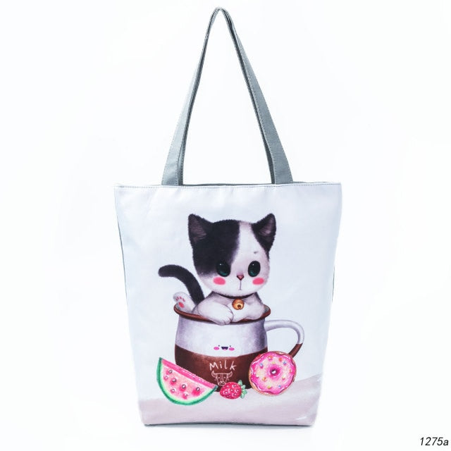 MIYAHOUSE Women Multcolour with Printed Animals Shoulder Bag