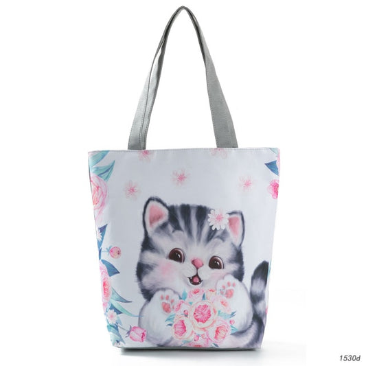 MIYAHOUSE Women Multcolour with Printed Animals Shoulder Bag