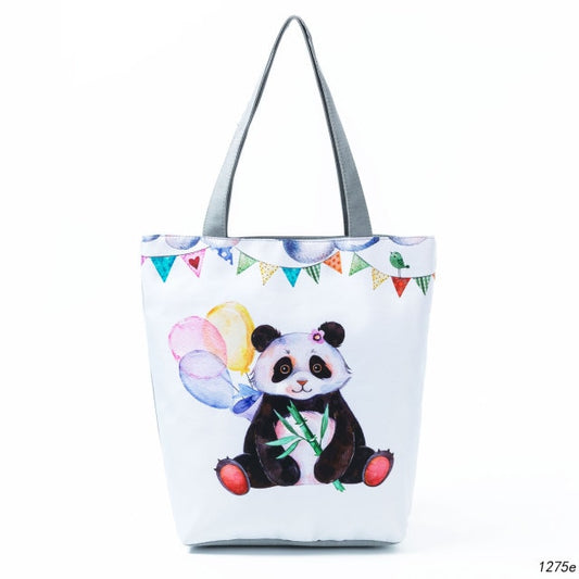 MIYAHOUSE Women Multcolour with Printed Animals Shoulder Bag