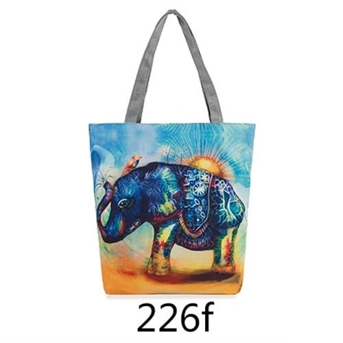 MIYAHOUSE Women Multcolour with Printed Animals Shoulder Bag