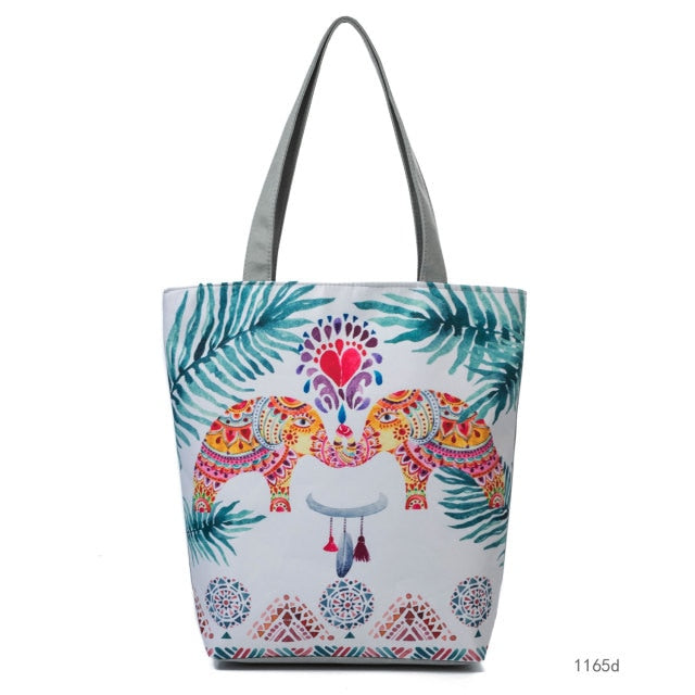 MIYAHOUSE Women Multcolour with Printed Animals Shoulder Bag