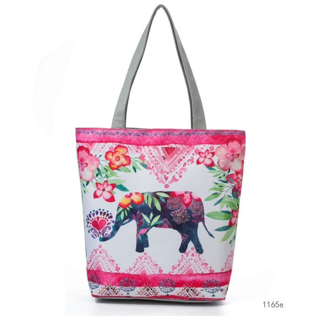 MIYAHOUSE Women Multcolour with Printed Animals Shoulder Bag