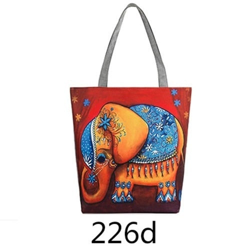 MIYAHOUSE Women Multcolour with Printed Animals Shoulder Bag