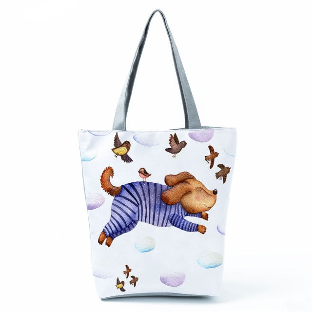 MIYAHOUSE Women Multcolour with Printed Animals Shoulder Bag