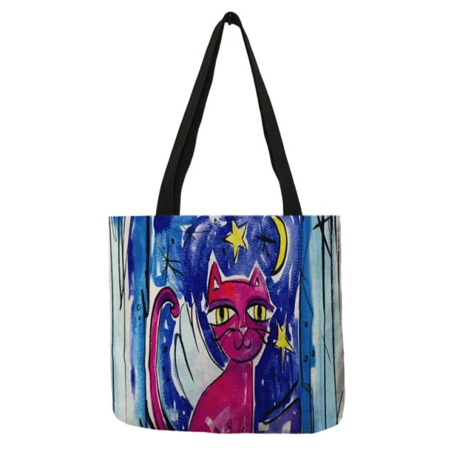 mvensh Women Multicolour with Printed Cat Shoulder Bag