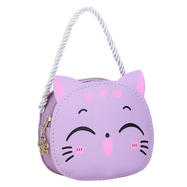 raged sheep Girls Purple Cats Handbags