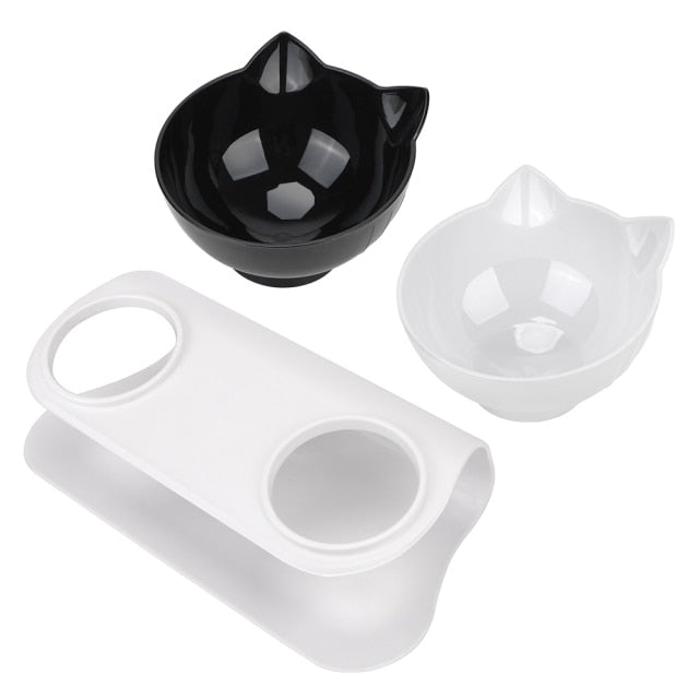 Cats Black/Blue/Pink/White Pet Bowls