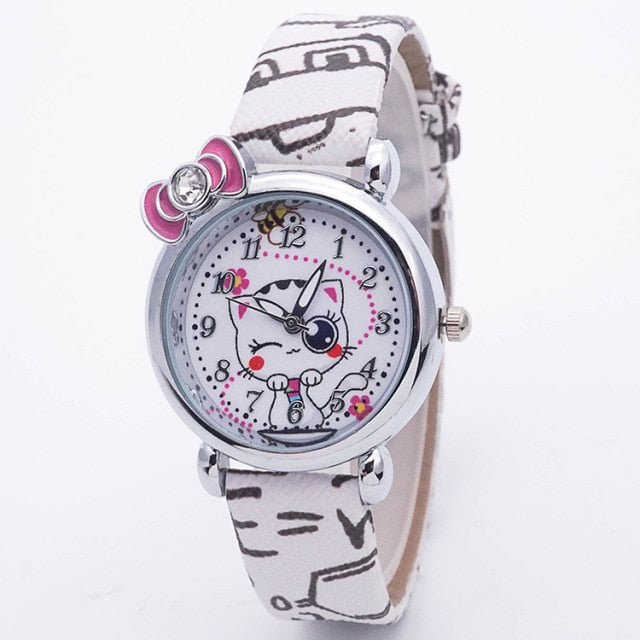 Lover Stand Children Multicolour Cats Watches