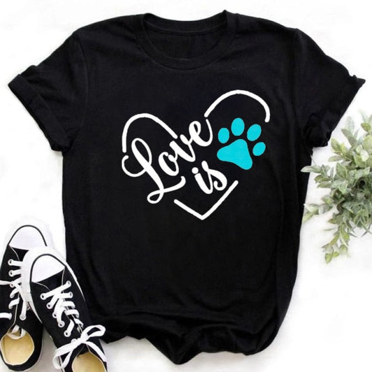 Fashion Women Multicolour with Printed Cats T-Shirt