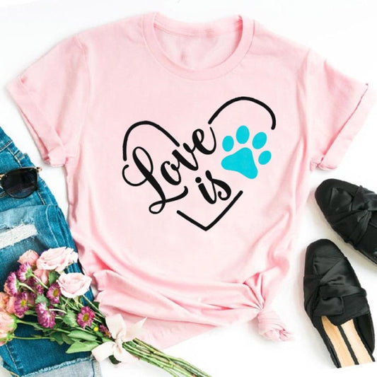 Fashion Women Multicolour with Printed Cats T-Shirt