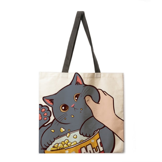 MZSHUANG Women Multicolour with Printed Cats Shoulder Bag