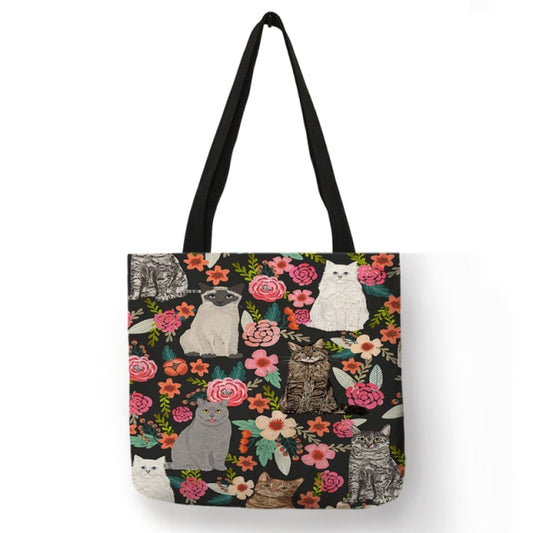 mvensh Women Multicolour with Printed Cats Shoulder Bag