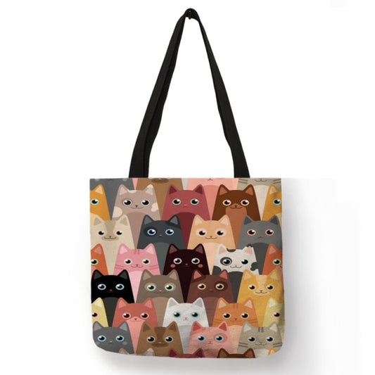 mvensh Women Multicolour with Printed Cats Shoulder Bag