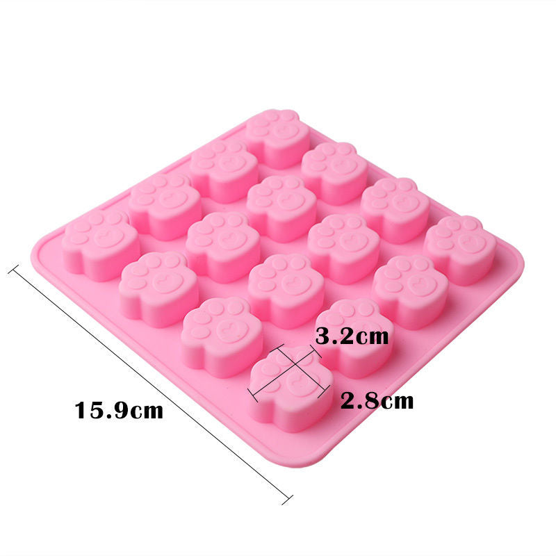 Paw Silicone Mold - squishbeans