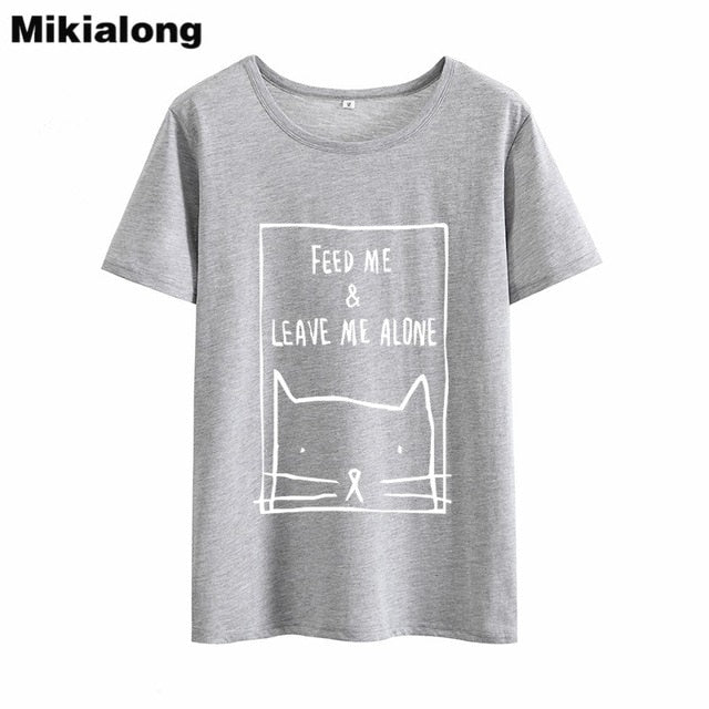 'FEED ME & LEAVE ME ALONE' T Shirt - squishbeans