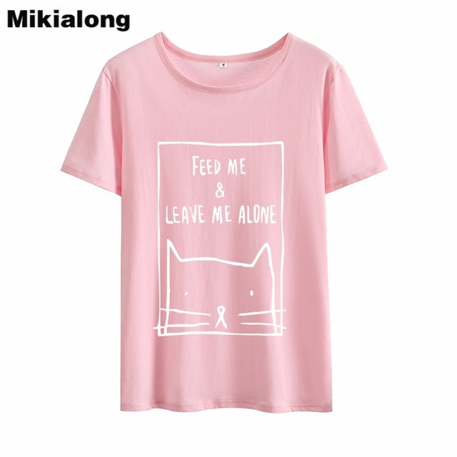 'FEED ME & LEAVE ME ALONE' T Shirt - squishbeans