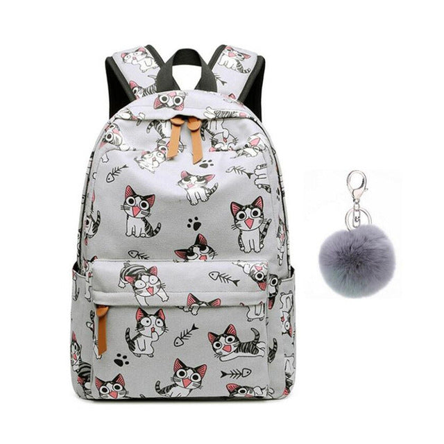 Tabby Cat Backpack - squishbeans