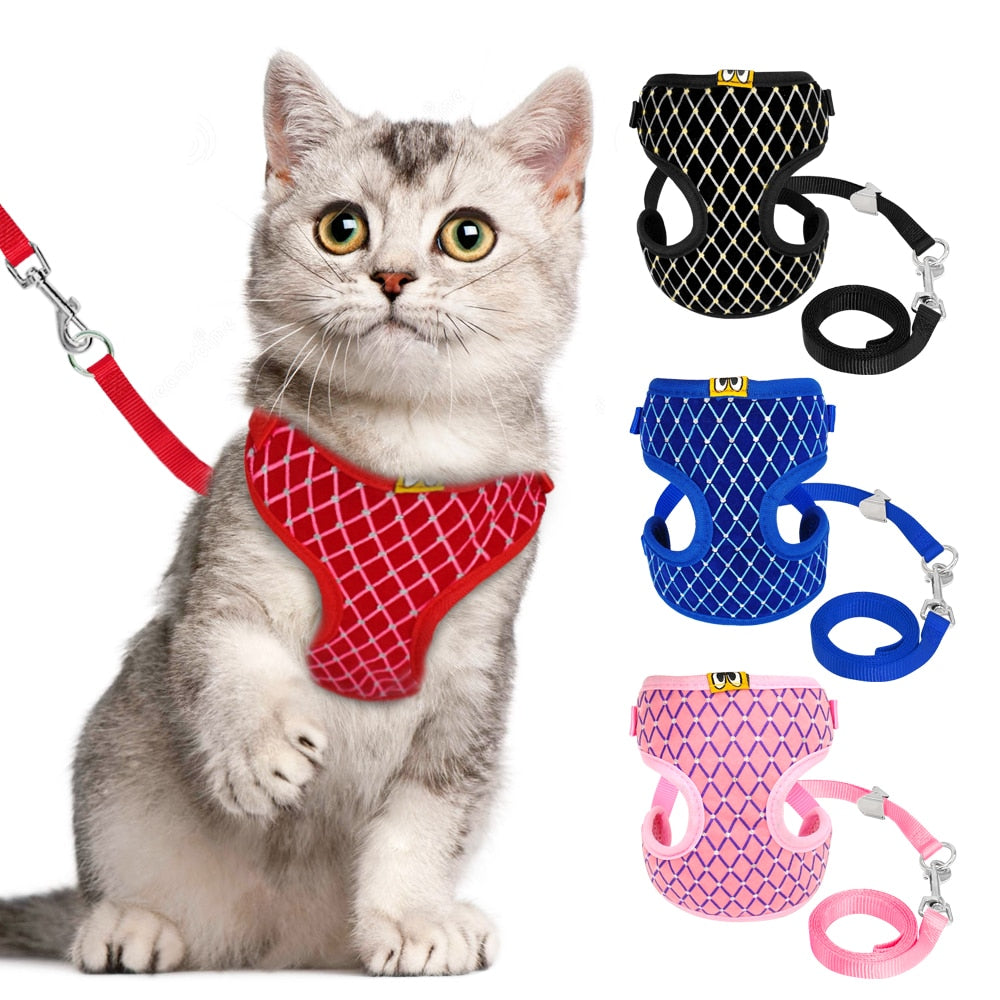 Rhinestone Harnesses & Lead Set - squishbeans