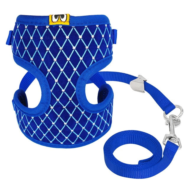 Rhinestone Harnesses & Lead Set - squishbeans