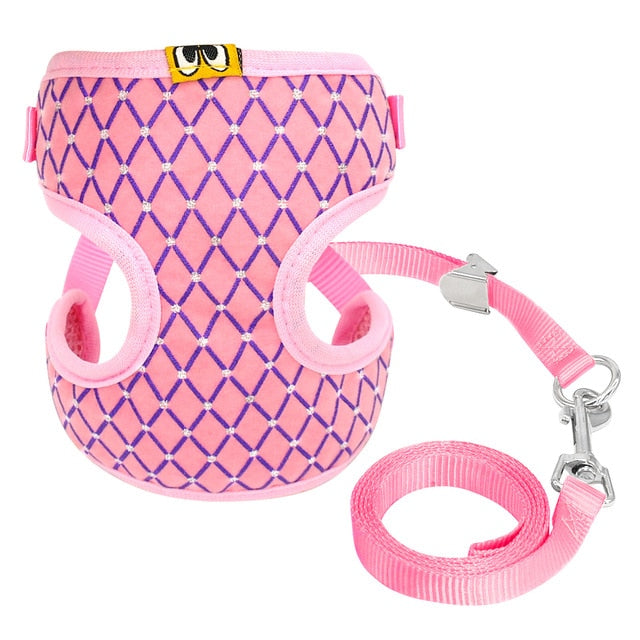 Rhinestone Harnesses & Lead Set - squishbeans