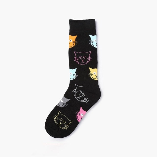 Cartoon Cat Socks - squishbeans